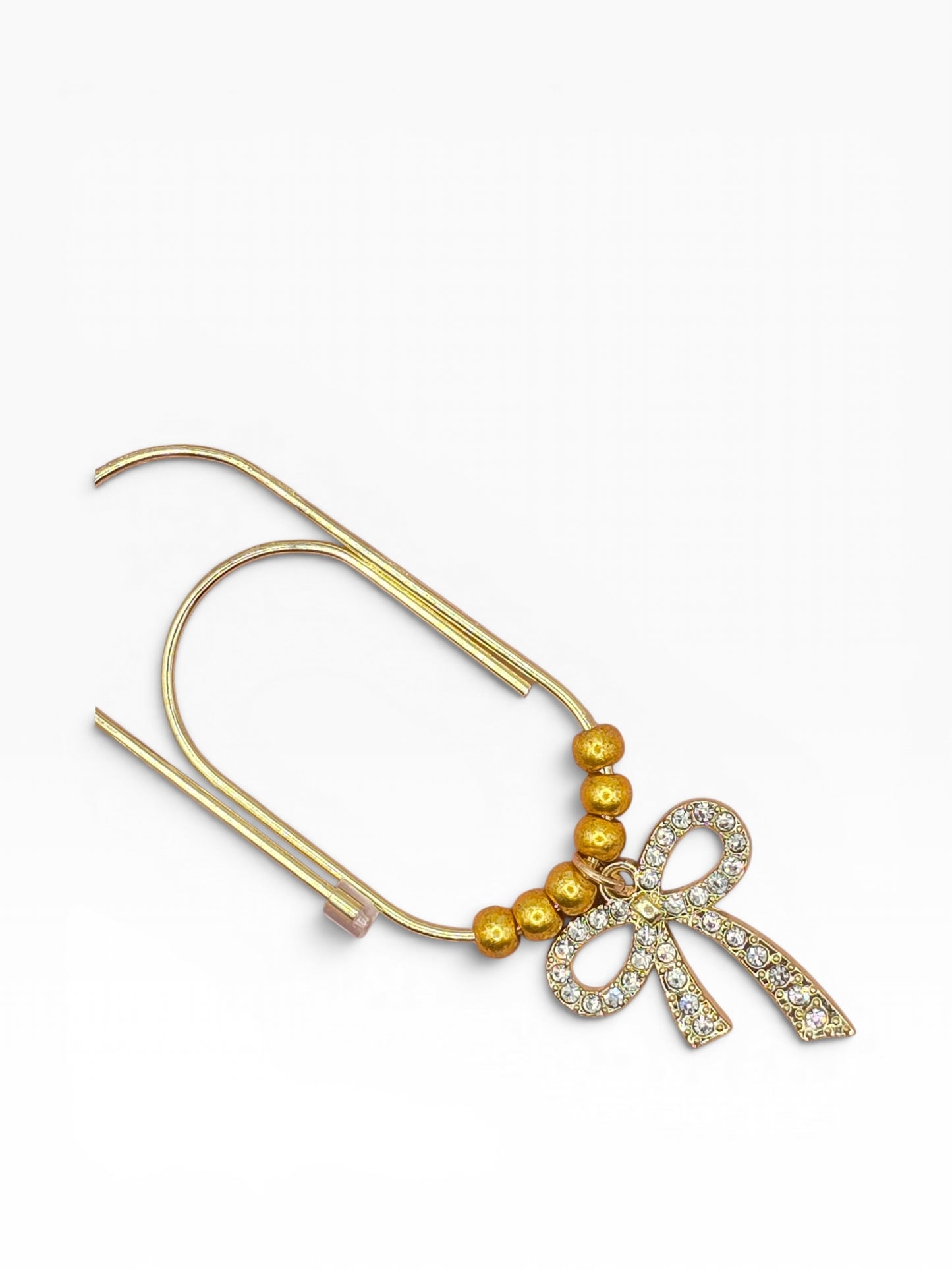Rhinestone Bow Paper Clip